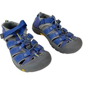 KEEN Newport Sport Hiking Sandals Kids Size 5 Blue Waterproof Anatomic Footbed